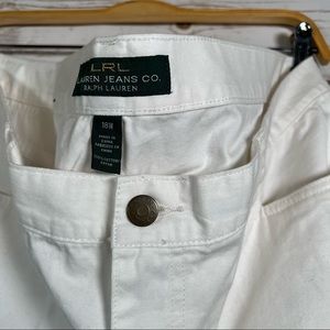 Lauren Jeans Co Ralph Lauren White Capris Size 18W